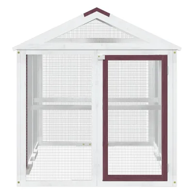 vidaXL enclos Bois de pin