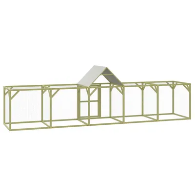 vidaXL poulailler Bois de pin