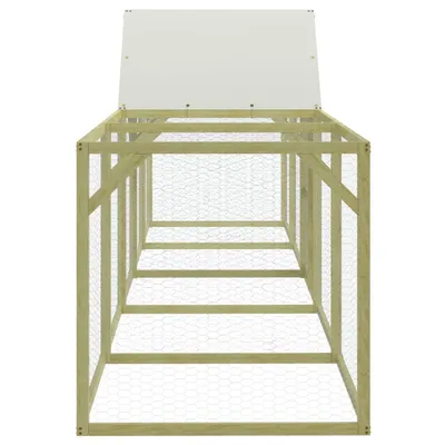 vidaXL poulailler Bois de pin