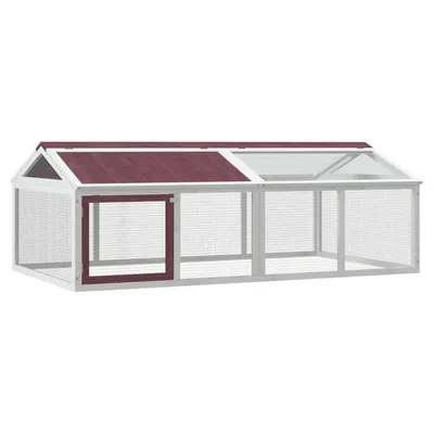 vidaXL enclos Bois de pin