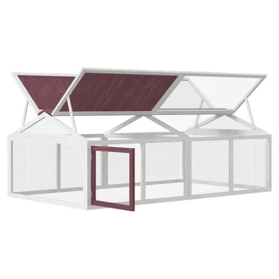 vidaXL enclos Bois de pin