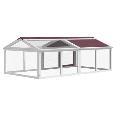 vidaXL enclos Bois de pin