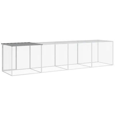 vidaXL cage à poules Acier