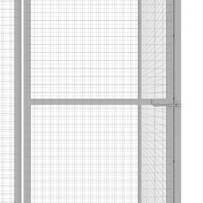 vidaXL cage pour chat Acier