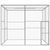 vidaXL cage pour chat Acier