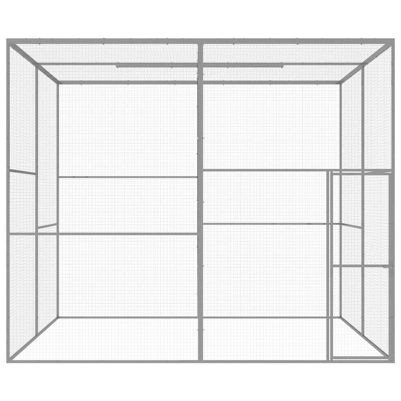 vidaXL cage pour chat Acier