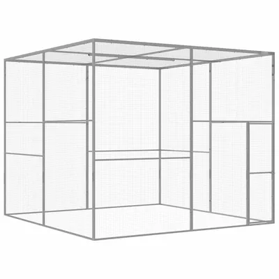 vidaXL cage pour chat Acier