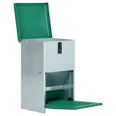 vidaXL mangeoire à poulet Métal