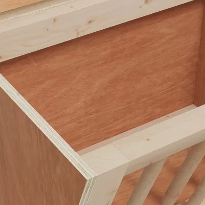 vidaXL mangeoire à foin de lapin Bois