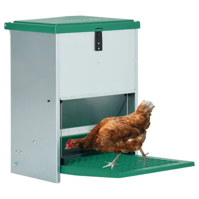 vidaXL mangeoire à poulet Métal