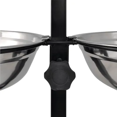 vidaXL Gamelle pour chien Acier inoxydable