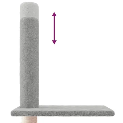 vidaXL arbre à chat Sisal