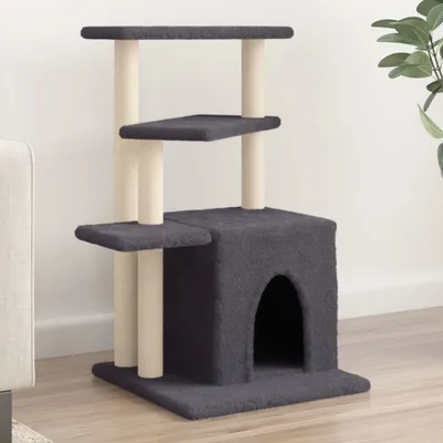vidaXL arbre à chat Bois d'ingénierie