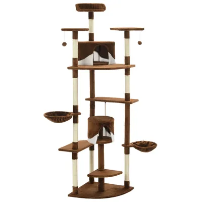 vidaXL arbre à chat Peluche