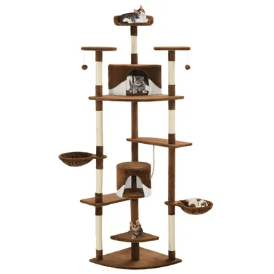 vidaXL arbre à chat Peluche