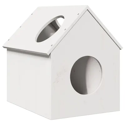 vidaXL maison pour chats Bois de pin vidaXL maison pour chats Bois de pin