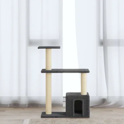 vidaXL arbre à chat Bois d'ingénierie