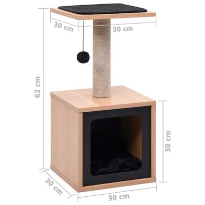 vidaXL arbre à chat MDF
