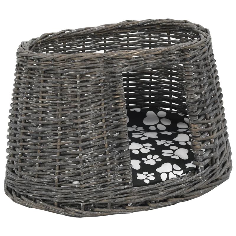 vidaXL panier pour chats Osier