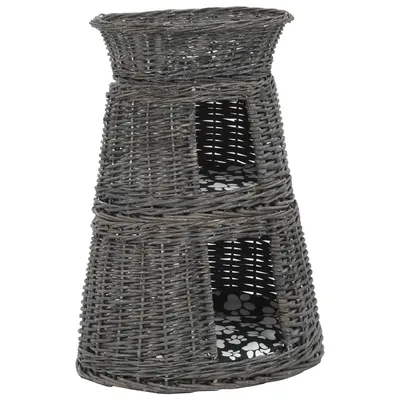vidaXL panier pour chats Osier