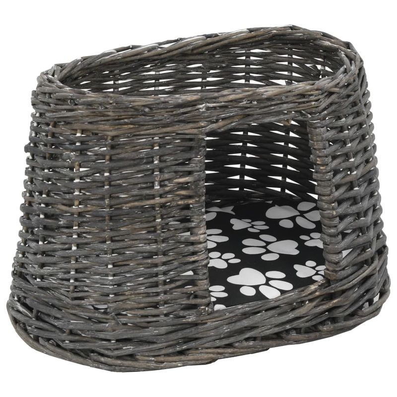 vidaXL panier pour chats Osier