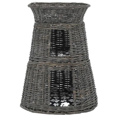 vidaXL panier pour chats Osier