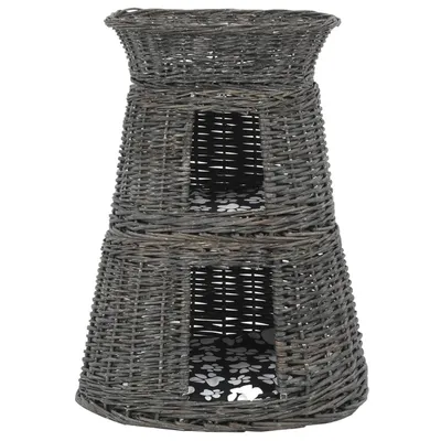 vidaXL panier pour chats Osier