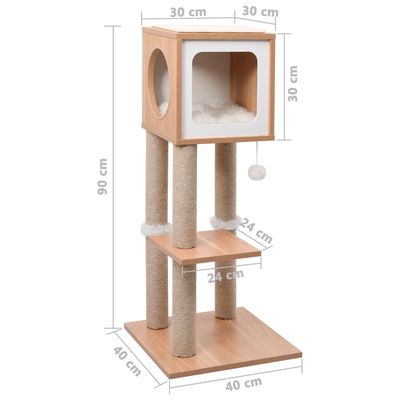 vidaXL arbre à chat MDF