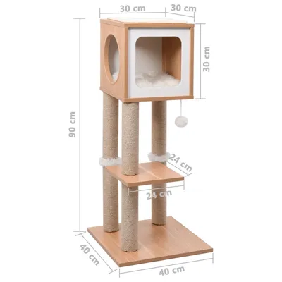 vidaXL arbre à chat MDF