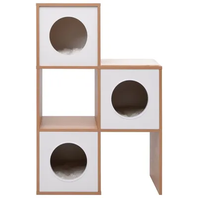 vidaXL maison de chat MDF