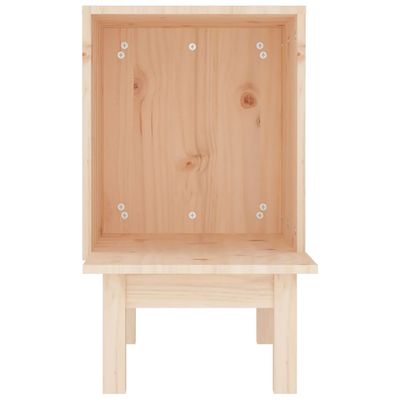 vidaXL maison pour chat Bois de pin massif