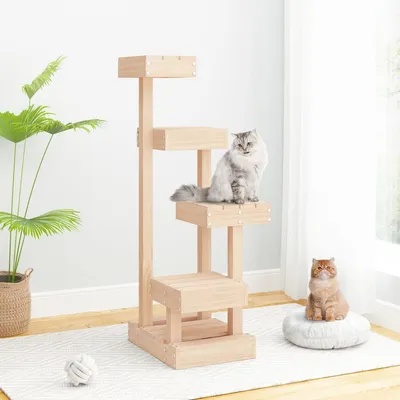 vidaXL arbre à chat Bois de pin