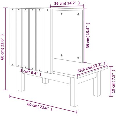 vidaXL maison pour chat Bois de pin massif