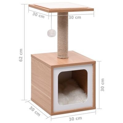 vidaXL arbre à chat MDF