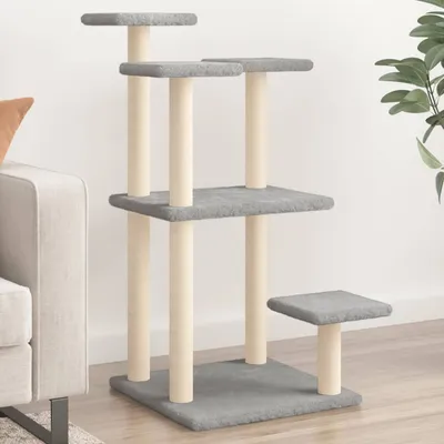 vidaXL poteau à chat Bois d'ingénierie