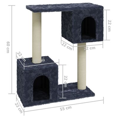 vidaXL arbre à chat Bois d'ingénierie