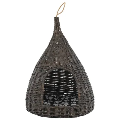 vidaXL maison de chat Osier