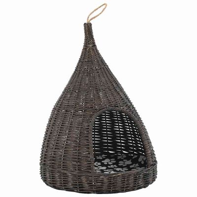 vidaXL maison de chat Osier