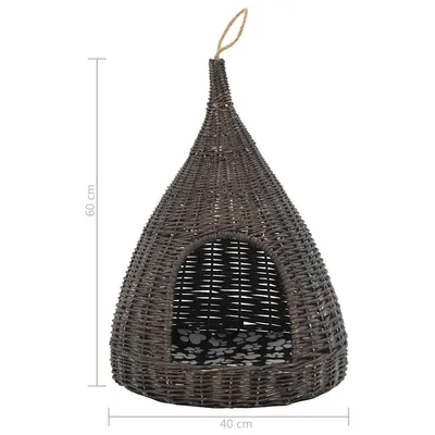 vidaXL maison de chat Osier vidaXL maison de chat Osier