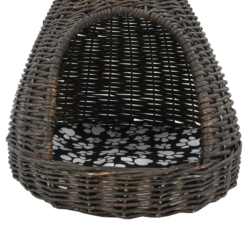 vidaXL maison de chat Osier