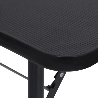 vidaXL table de toilettage pour chiens Acier