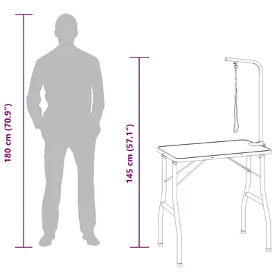 vidaXL table de toilettage de bain Bois d'ingénierie vidaXL table de toilettage de bain Bois d'ingénierie