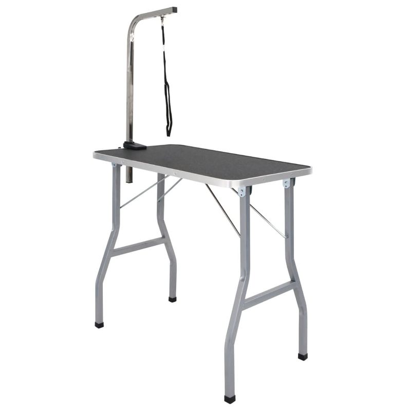vidaXL Table de Toilettage Réglable pour Chiens Chats Animaux de Compagnie