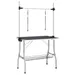 vidaXL table de toilettage pour chiens Acier