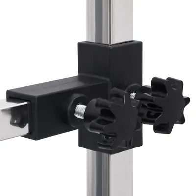 vidaXL table de toilettage pour chiens Acier