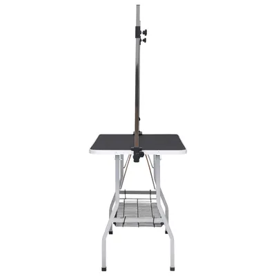 vidaXL table de toilettage pour chiens Acier