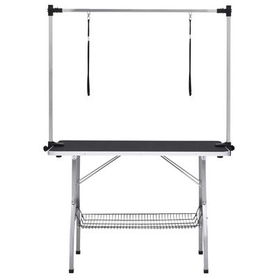 vidaXL table de toilettage pour chiens Acier