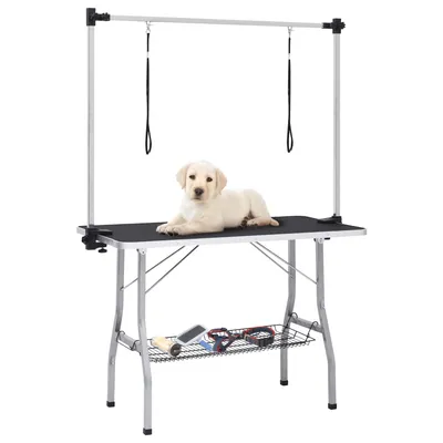 vidaXL Table de Toilettage Réglable de Chiens Animaux Chats Multi-taille