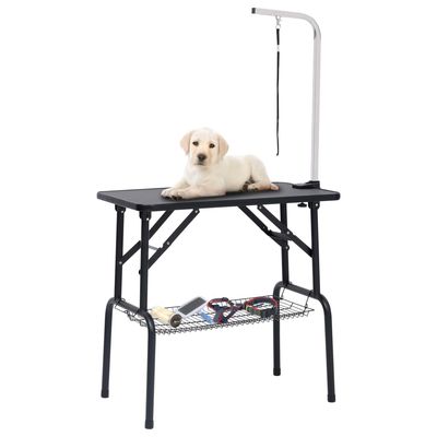 vidaXL table de toilettage pour chiens Acier