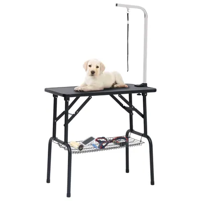 vidaXL Table de Toilettage Réglable pour Chiens Animaux Chat Multi-modèle